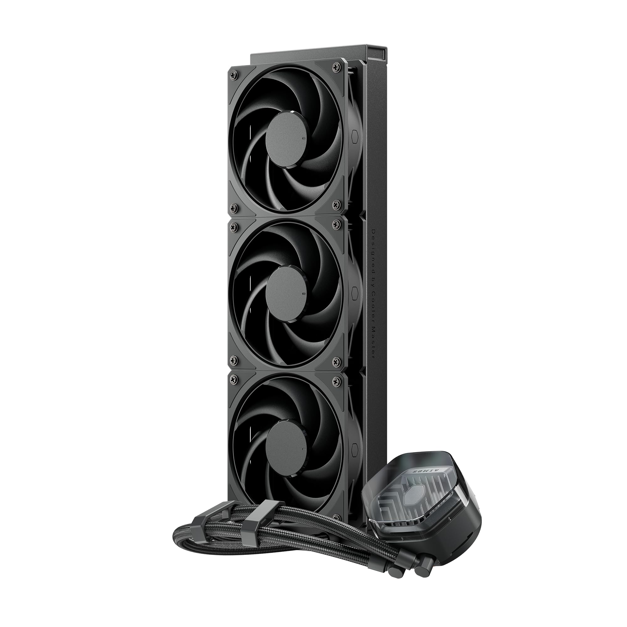 Cooler Master 360 Atmos Stealth Performance-Driven Close-Loop AIO Liquid Cooler, R9|Ultra 9, Dual Chamber Pump, 360 Radiator, Mobius PWM Fans, AMD Ryzen AM5|4, Intel LGA 1851|1700 Platform - Image 11