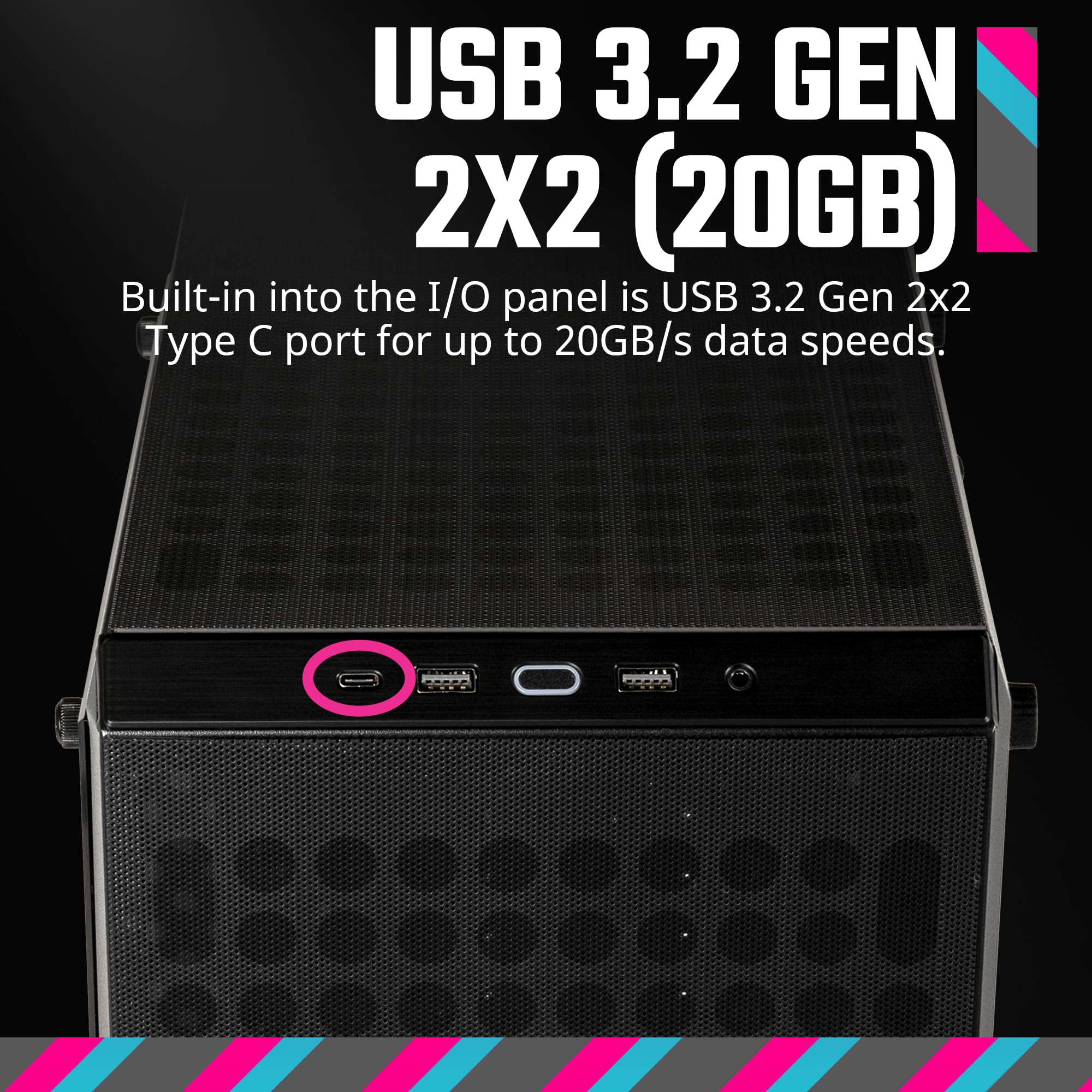 Cooler Master Q300L V2 Micro-ATX Tower, Magnetic Patterned Dust Filter, USB 3.2 Gen 2x2 (20GB), Tempered Glass, CPU Coolers Max 159mm, GPU 360mm, Fully Ventilated Airflow (Q300LV2-KGNN-S00) - Image 5